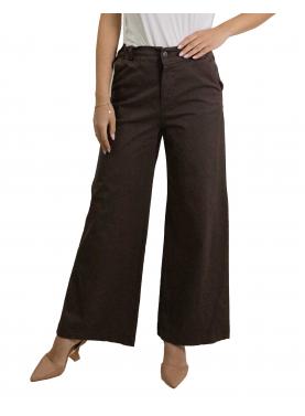 Pantalone chino in cotone con elastico dietro